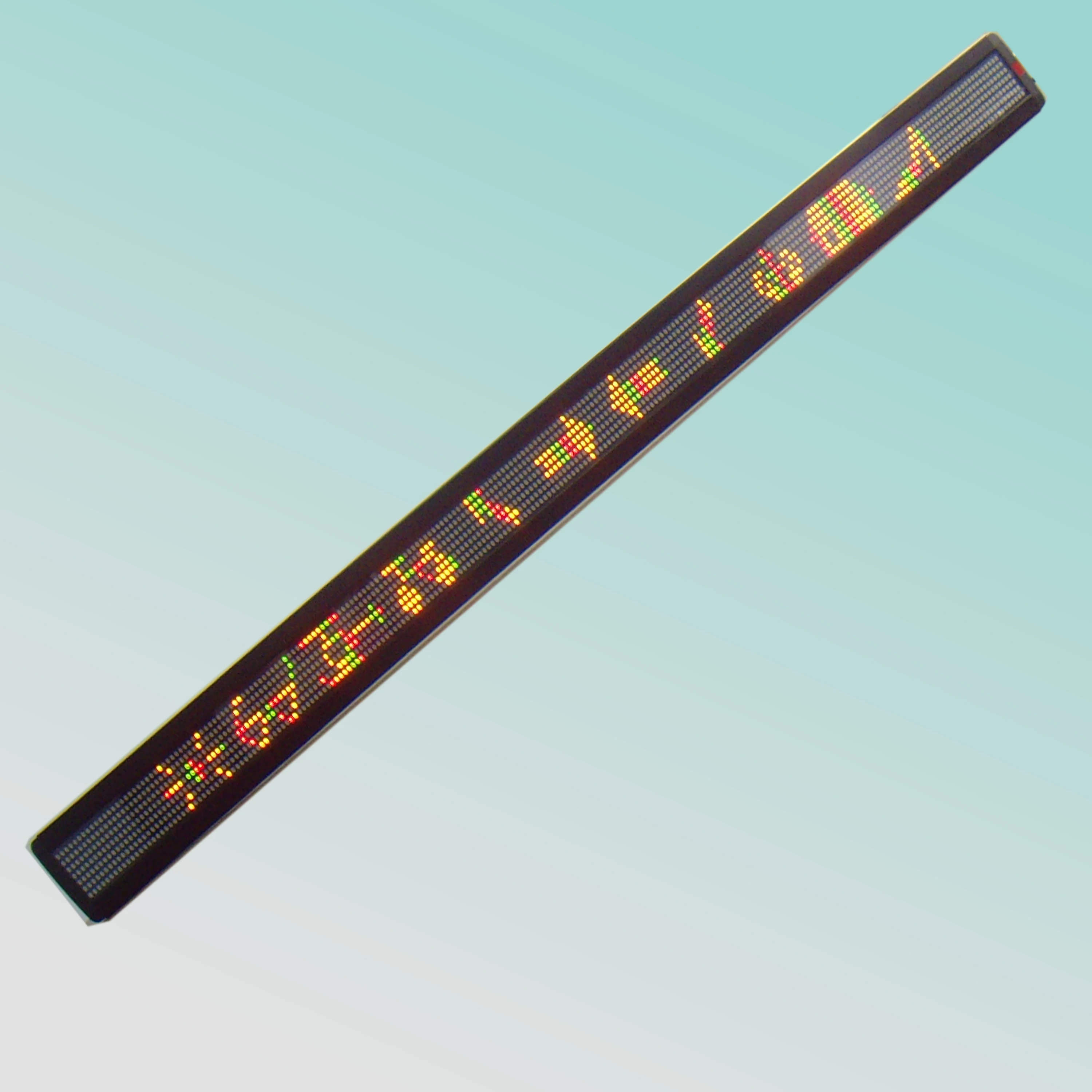7X240 pixel P7.62mm indoor aluminum three-color LED store sign LED information sign