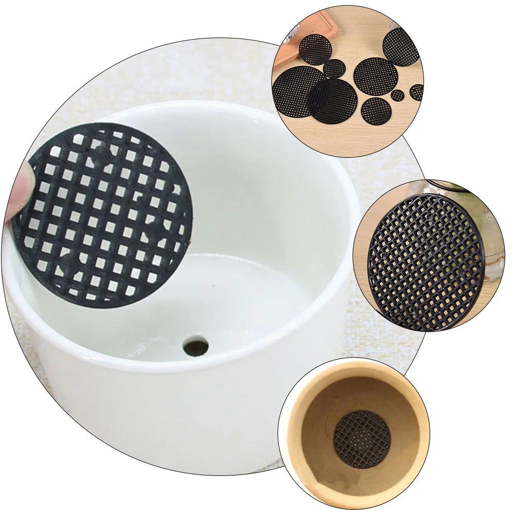 

36 pcs Flowerpot Grid Mesh Pads Anti Leak Soil High Airflow Reusable Pot Base Mats for Bonsai Flowerpots Garden Supplies