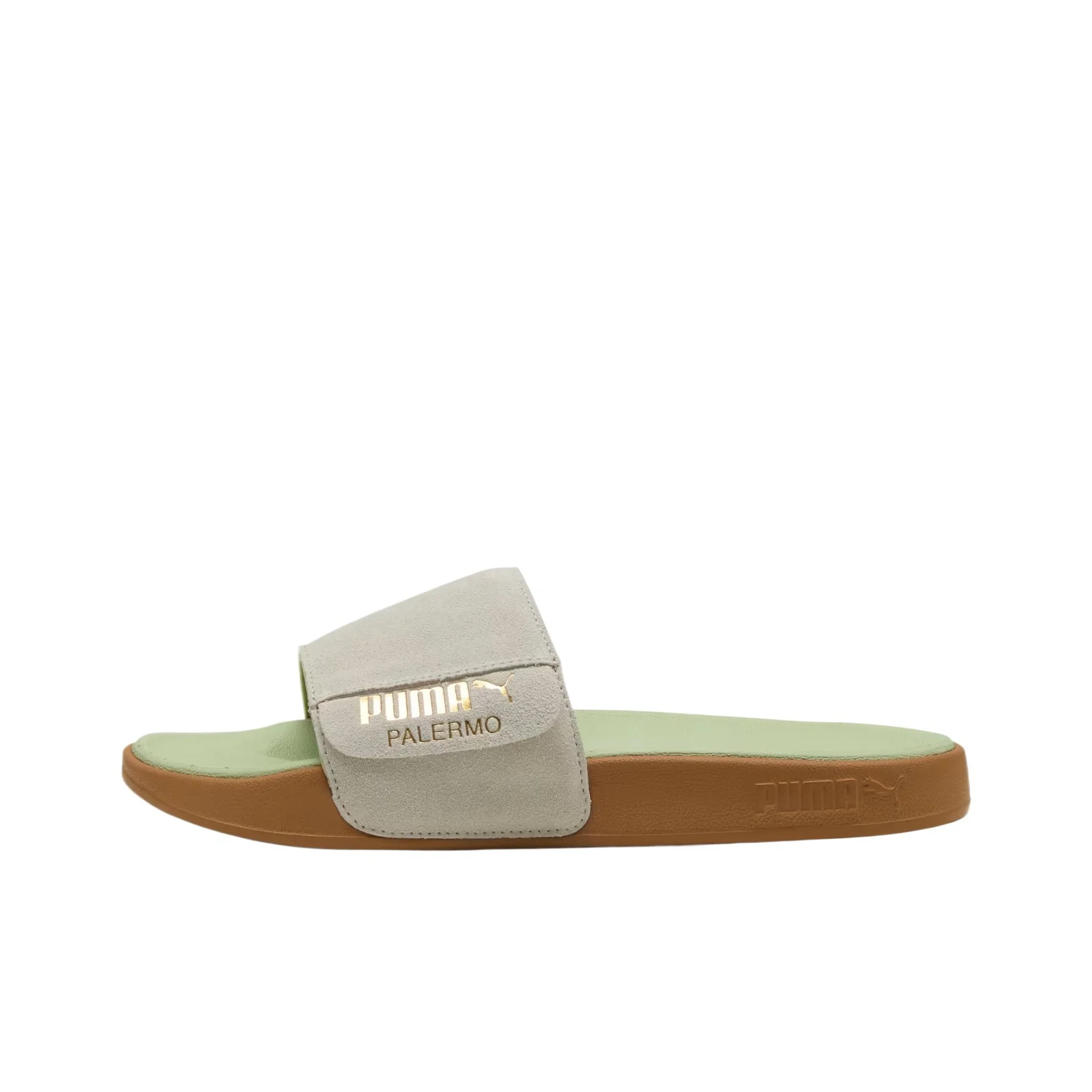 

PUMA Leadcat 2.0 Slip Resistant Slide Slippers Unisex Gray Green 399041-06