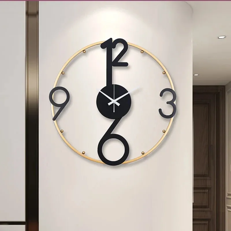 z 51*51cm Nordic wall clock modern simple living room household fashion creative decoration wall hanging clock