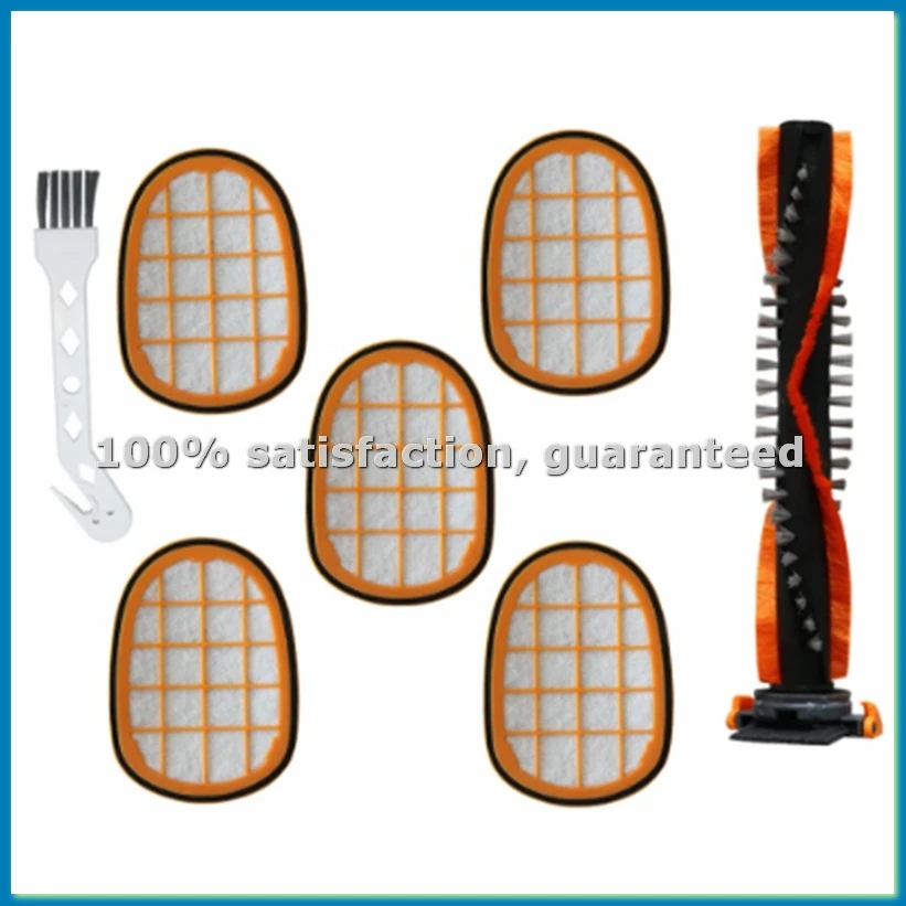 

Подходит для Jaberley, совместим с FC6822/6823/6827/6908/6906, аксессуары для пылесосов: фильтр, роликовая щетка-ABRM