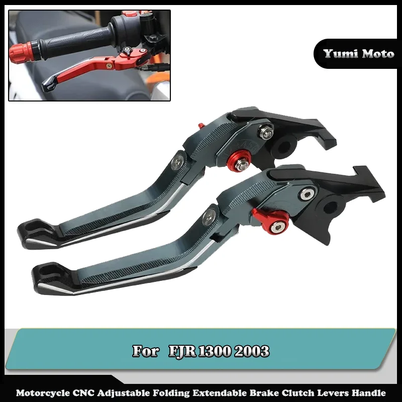 

NEW Motorcycle Folding Adjustable Brake Clutch Levers Handlebar Grips Motorcycle Parts For YAMAHA FJR 1300 2003