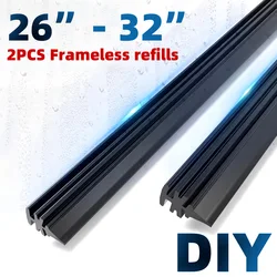 2PCS 6mm high-quality boneless rubber strip filler for car windshield wipers suitable for frameless wiper blades 26 