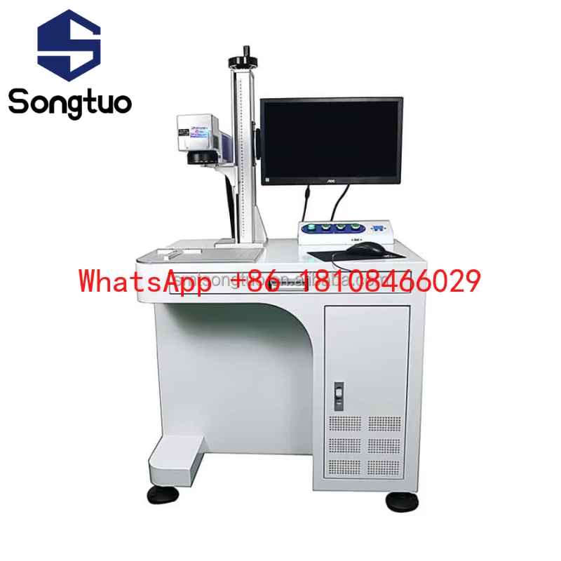 High Quality Desktop Fiber Laser Marking Machine for SMT Production Line and Placement Industry