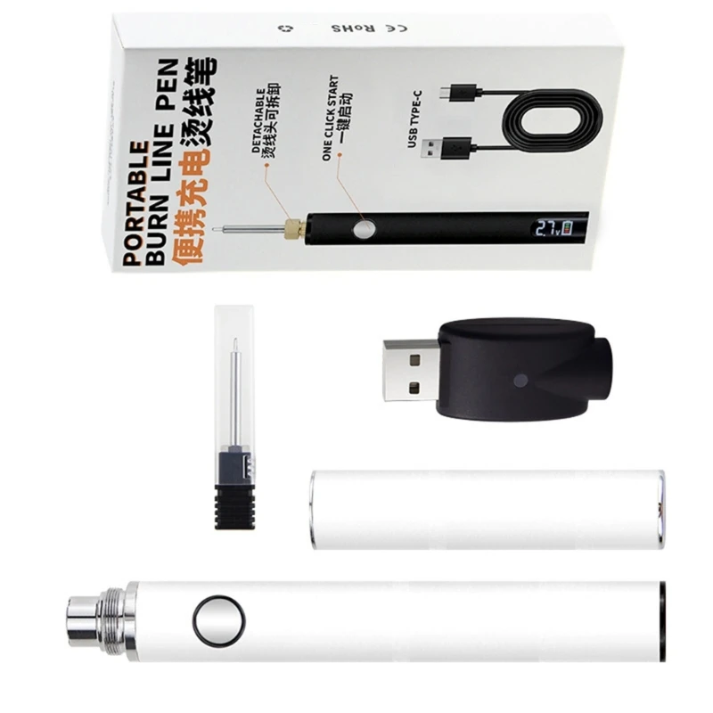 Efficient Wax Carving Pen Bead Forming Tool Suitable for Jewelry Design and Thread Burning with Heat up to 850°f