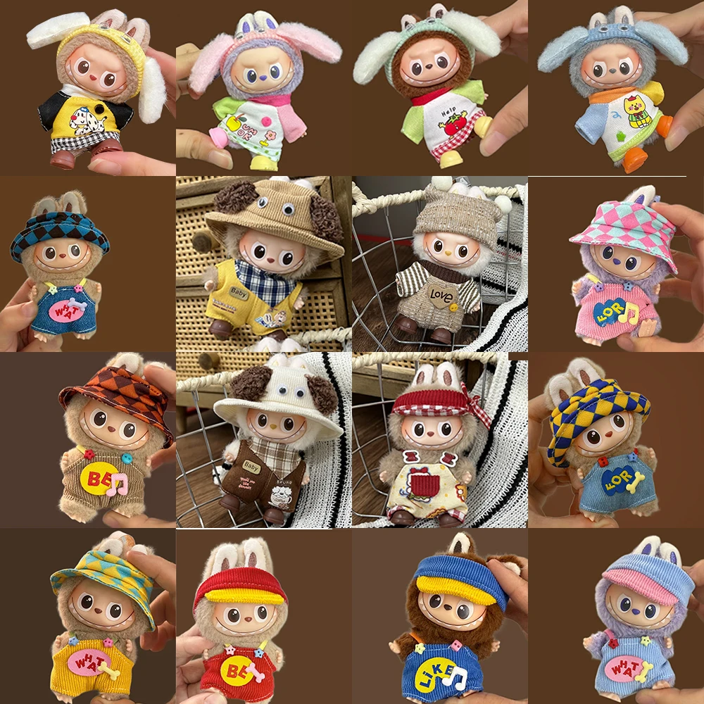 ملابس دمى ل 4.0 دبوس للحب Labubu الملابس والاكسسوارات مع أحذية مجانية دعوى ل 10 سنتيمتر Labubu الملابس الزي الملحقات #1