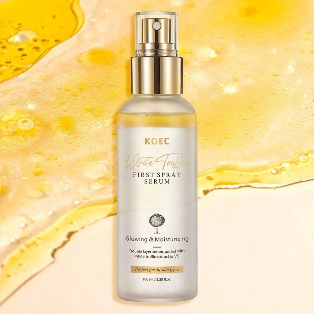 Esencia en aerosol de trufa blanca, niebla facial hidratante y Spray fijador, suero de niebla de agua hidratante, brillo Natural, nutritivo profundo
