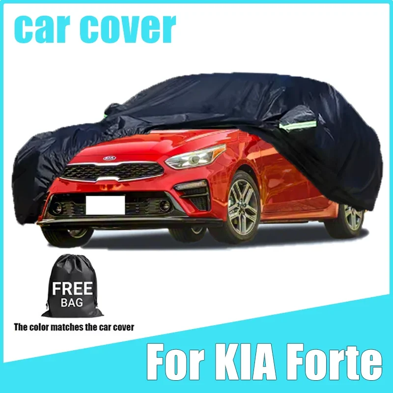 All-Season Car Cover for KIA Forte - Outdoor Full Protection, Waterproof Dustproof Heat-Resistant Car Accessories