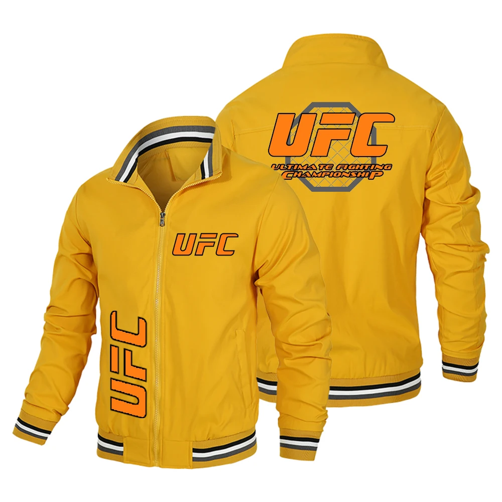 

Spring and Autumn Men's New UFC Battle Zipper Jacket Outdoor Sports Leisure Fashion Battle Jacket Motorcycle Riding Jacket