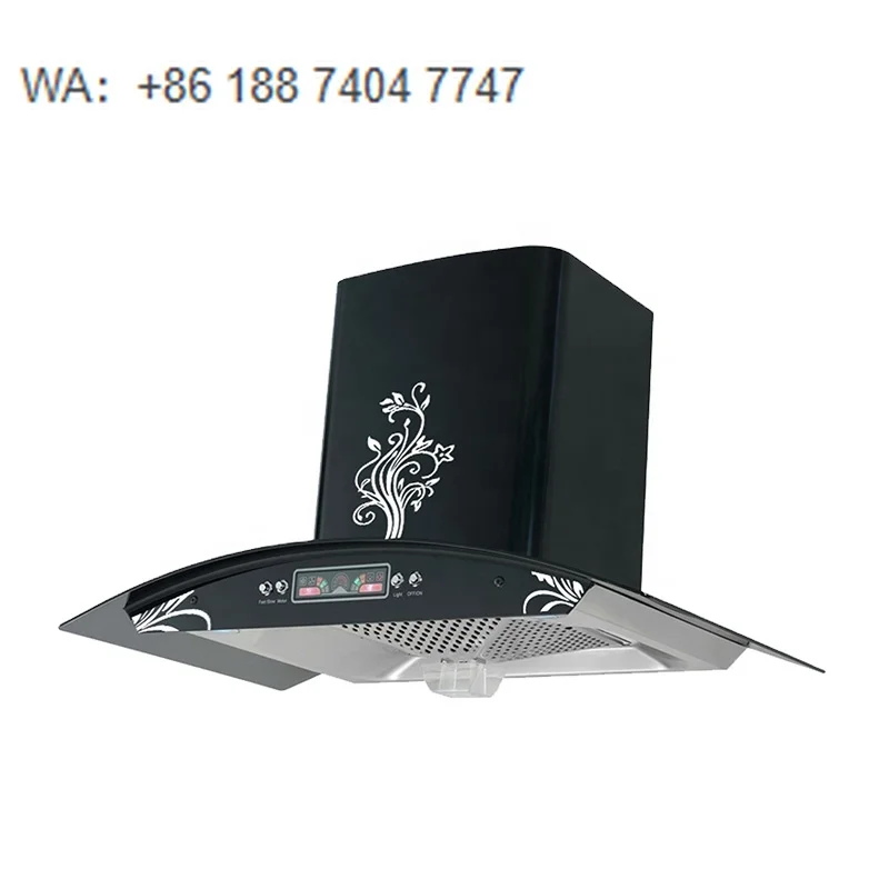Wall Mounted Cone Filter Extractor Hood with LED Light, Easy Clean, Strong Ventilation, Ideal for Home and Small Restaurant Use