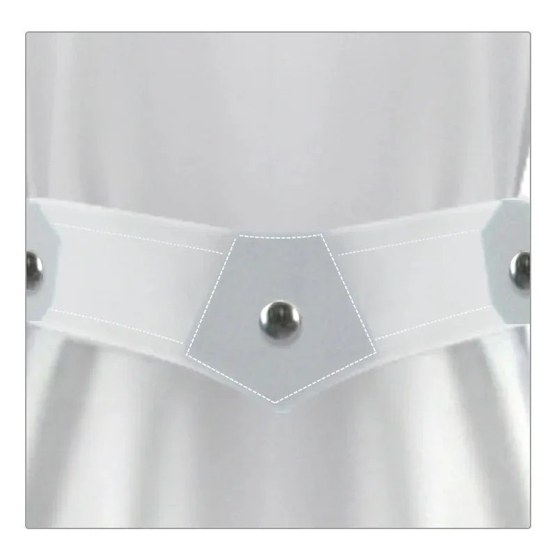 فستان تنكري أنيمي الأميرة ليا رداء حفلة الهالوين كرنفال البدلة للنساء البالغات زي تنكري sk;m1