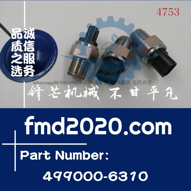 for Efi common rail pressure sensor 8981387360, 499000-6310 supplied to graders