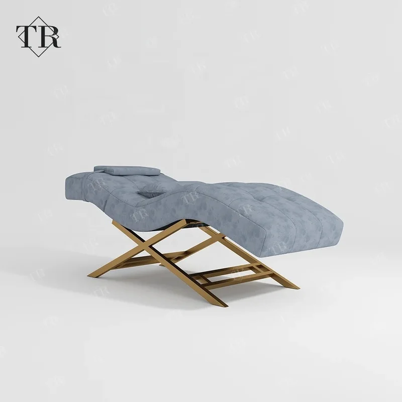 Turri Luxury Adjustable Beauty Salon Chair Modern Design Metal Lash Spa Aesthetic Eyebrow Stretchers for Eyelashes Bed