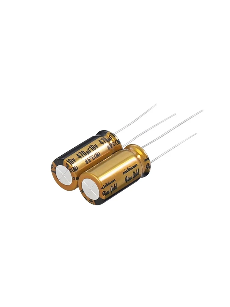 5Pcs/Lot NICHICON FG Series (Fine Gold) 6.3V~100V/0.1uF~470uF Available HIFI Audio Capacitor For Audio Equipment