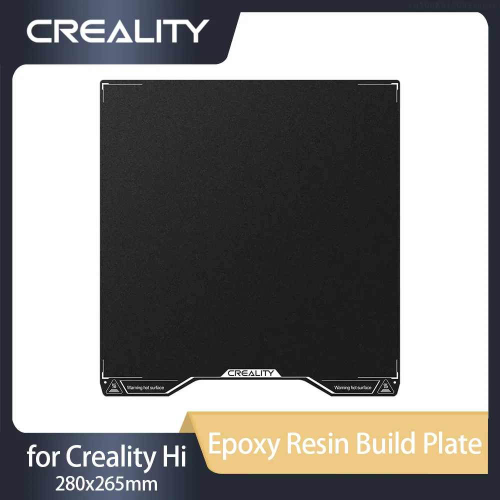 

Creality Hi оригинальная материнская пластина из эпоксидной смолы 280x265 мм без магнитной гибкой стальной пластины, высокопрочные детали 3D-принтера
