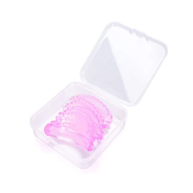 Kit de Levage de Cils Réutilisable en Silicone, Tampon de Stratification en Forme de Coquille, Tiges Permanentes, Recourbe-cils 3D, Outil de