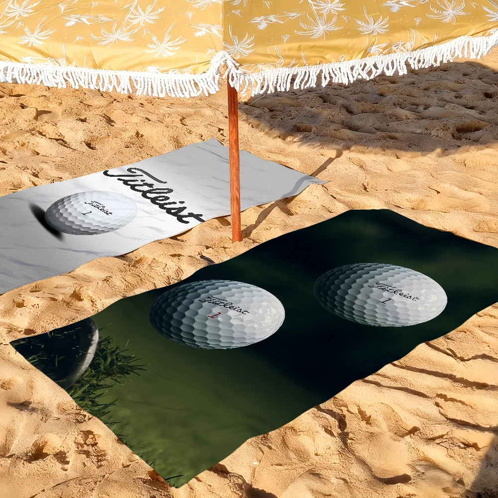 Sport Golf Ball Golf T-Titleist Towel For Beaches Yoga Studios Gyms Hot Springs Swimming Pools And Picnics
