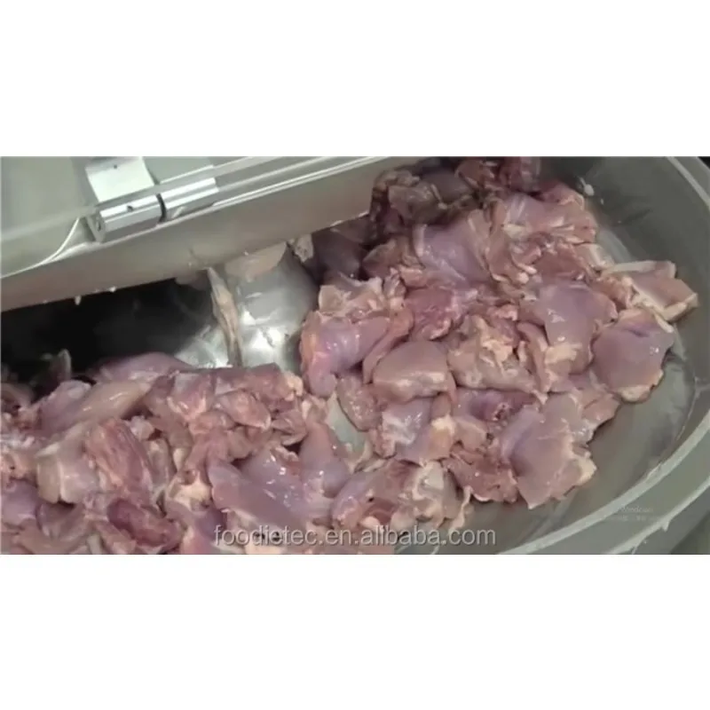 Factory Full-Automatic Stainless Steel Fish Ball Chopping Mixing Machine Frequency Conversion Surimi Chopper Meatball Meat Mixer