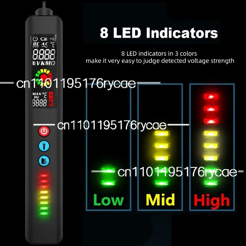 Three-mode intelligent multimeter, electric pen, infrared , flashlight lighting, multi-purpose instrument