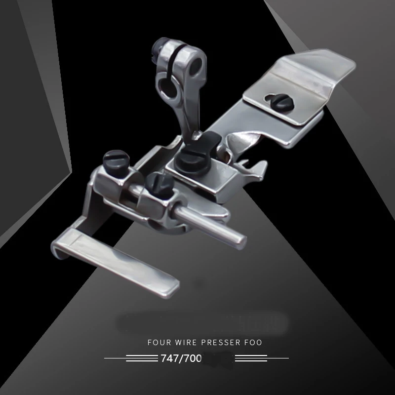 Edge Guide Foot/Lace Foot/Elastic Band Presser Foot For 4 Thread Industrial Overlock Sewing Machine 700/747/988/800/EX Series