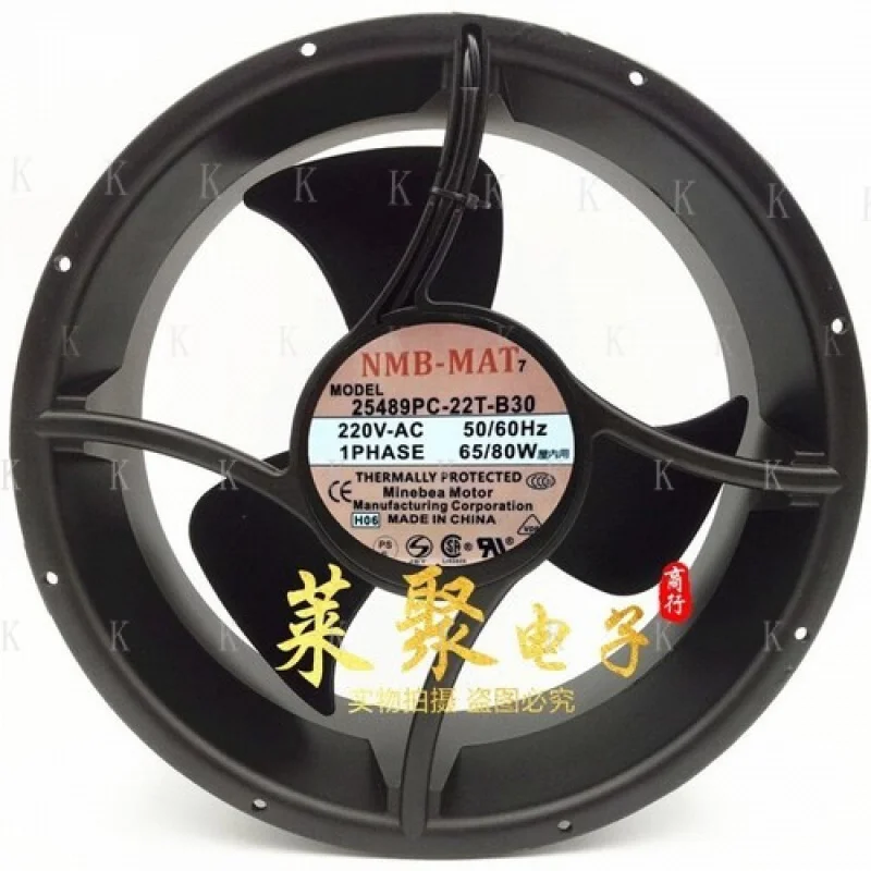 

C FOR NMB-MAT 25489PC-22T-B30 220VAC 65W/80W Axial Inverter Cooling Fan