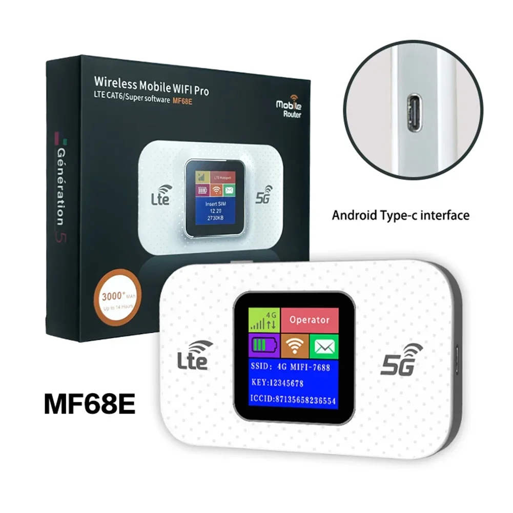 Portable Wireless Wifi Router, Pocket Mifi Modem, SIM Card Slot, Outdoor Car Mobile WiFi Hotspot, 4G, 150Mbps, 150Mbps