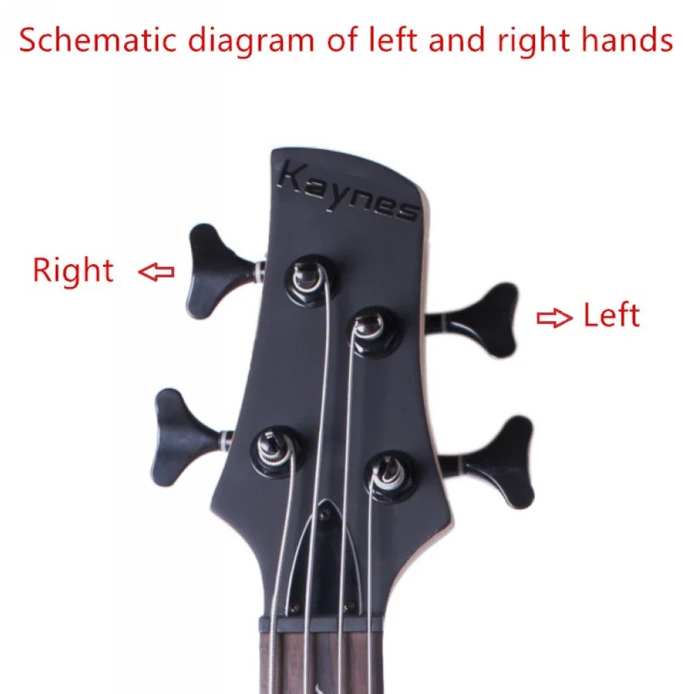 Wilkinson Electric Bass Guitar Machine Heads Tuners Guitar Tuning Pegs Open Gear WJB-750 Black