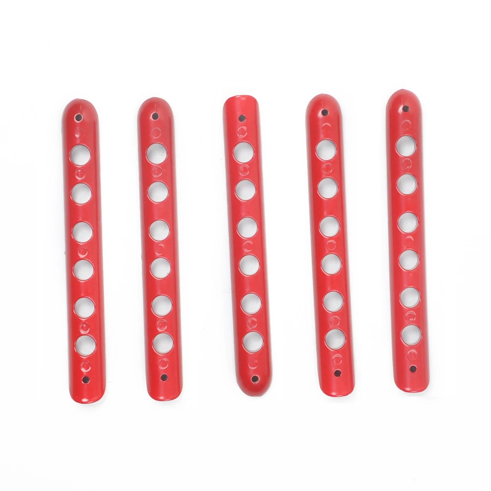 Wotefusi 4 Doors Red Exterior Door Handles Straps Plates Decoration For Jeep Wrangler 07-16 08 09 11 13 14 15 [QPA283]