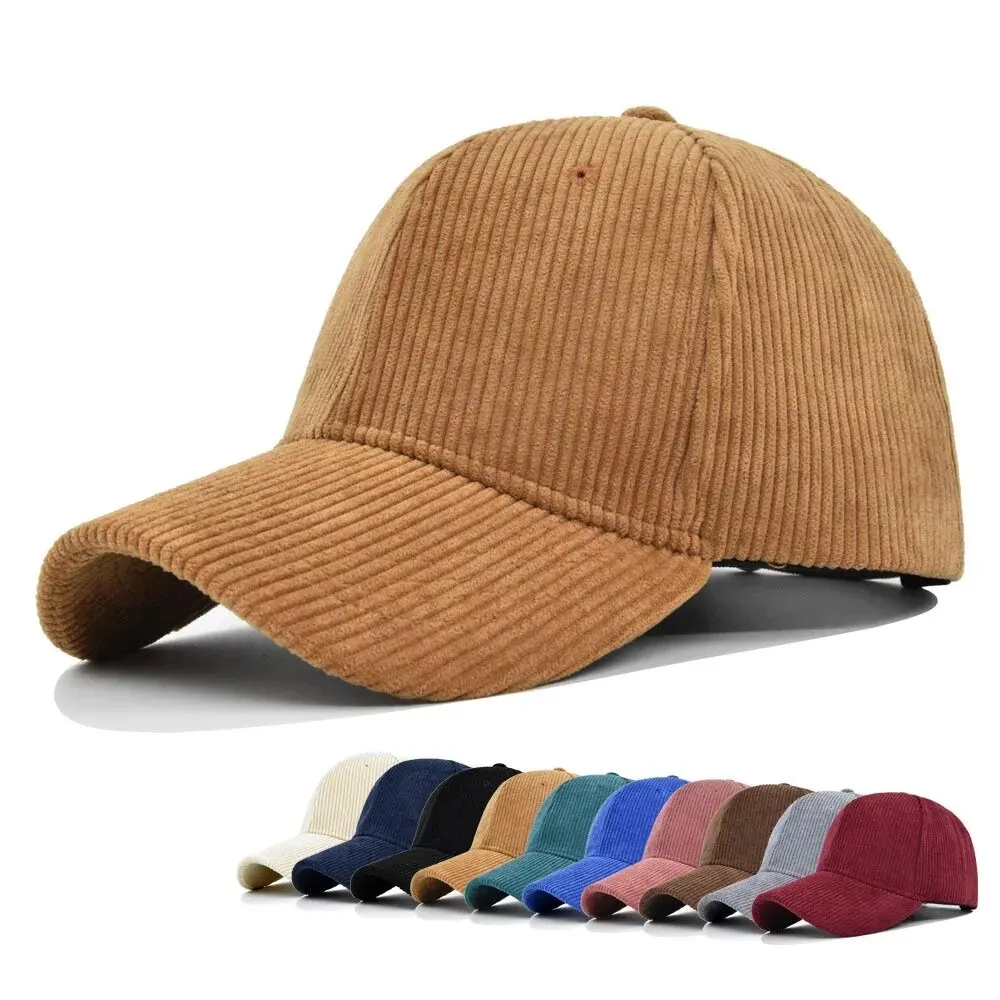 Autumn Winter Baseball Cap Women Corduroy Winter Hats For Women Snapback Hat Female Hip Hop Cap Gorras Bone Casquette Gorro