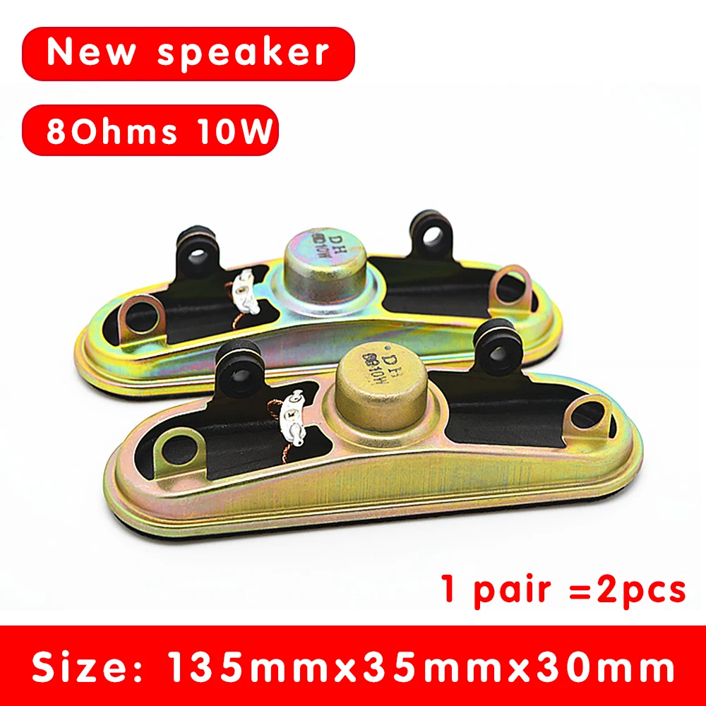 

1 pair repair LCD TV speaker Unit Rectangular speaker 8 Ohm 10W audio Music speaker Mini portable speaker