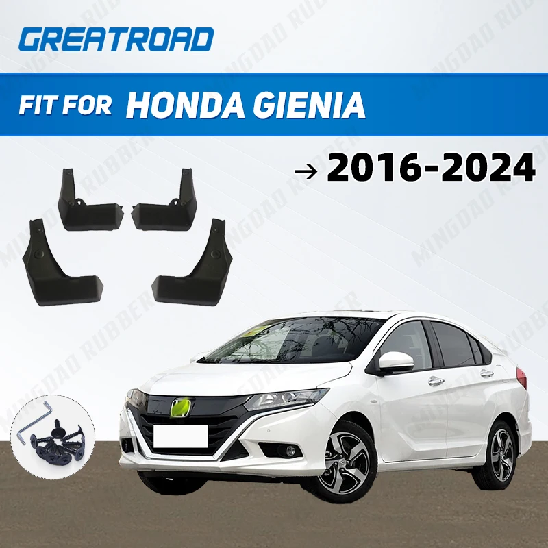 For Honda Gienia 2016-2024  2017 2018 2019 2020 2021 2022 2023 Fender Mudguard Mud Flaps Guard Splash Flap Mudguards Car