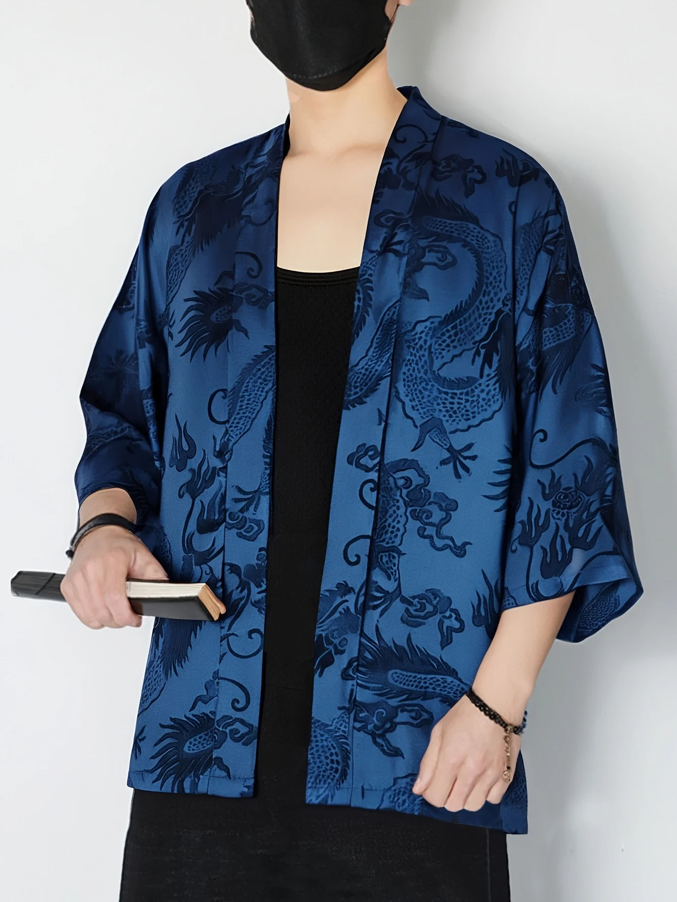 2026 Summer Men's Kimono 3D Pr – обзор и цена Street Fashion Designer