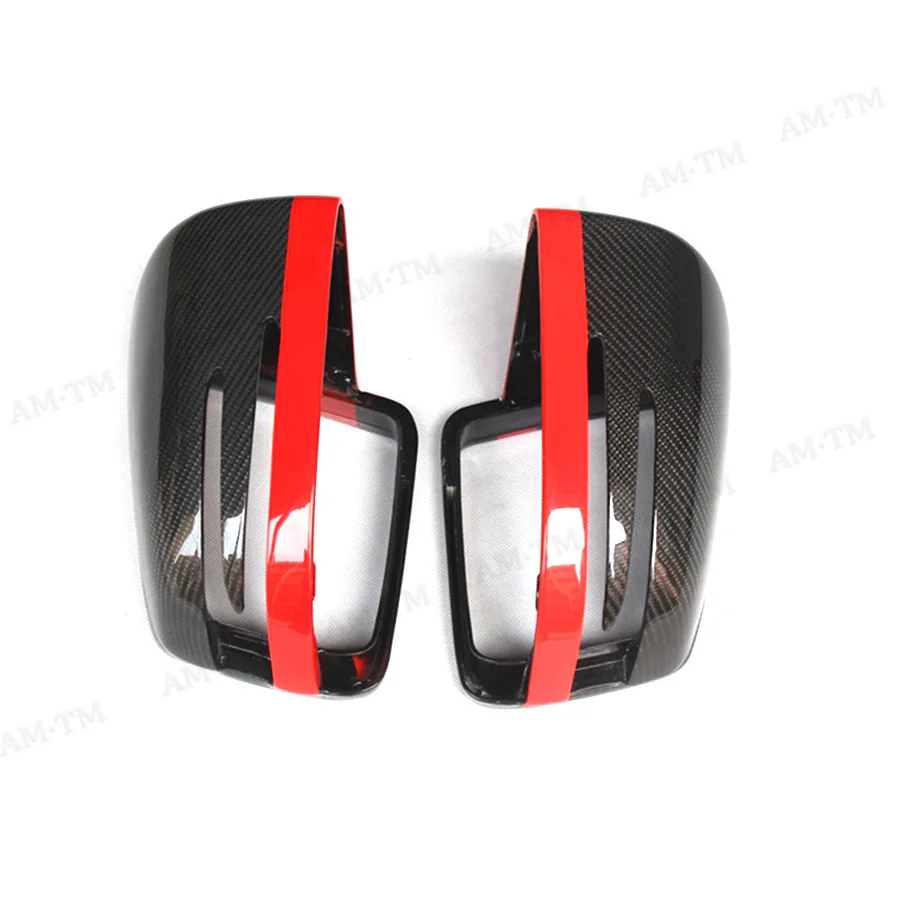 Real Carbon Fiber For Mercedes G Class Mirror Cover Amg G55 G63 W463 GL GLE 43 63 M Class W166 X166 Carbon Fiber Side Caps