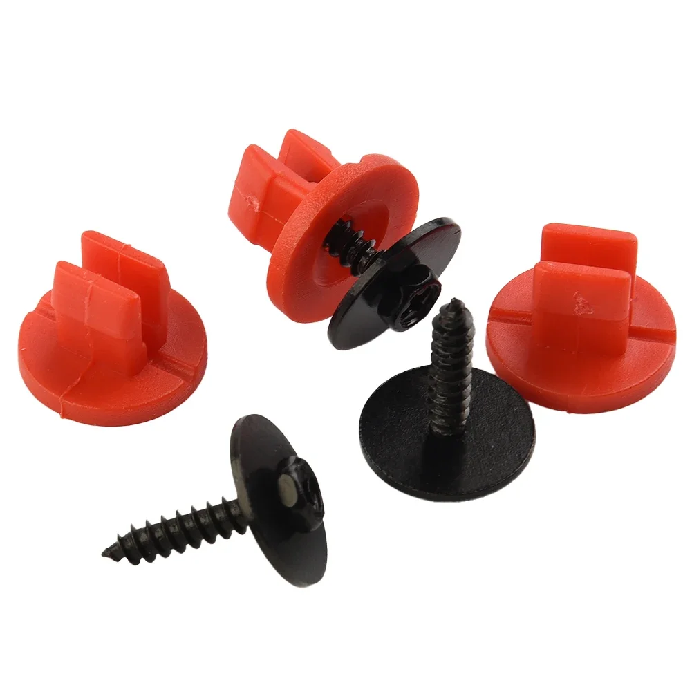 20pcs Engine Undertray Cover Clips Screws Set For Volvo V50 C30 For Jaguar For Ford Metal Fender Screw Car Accessories