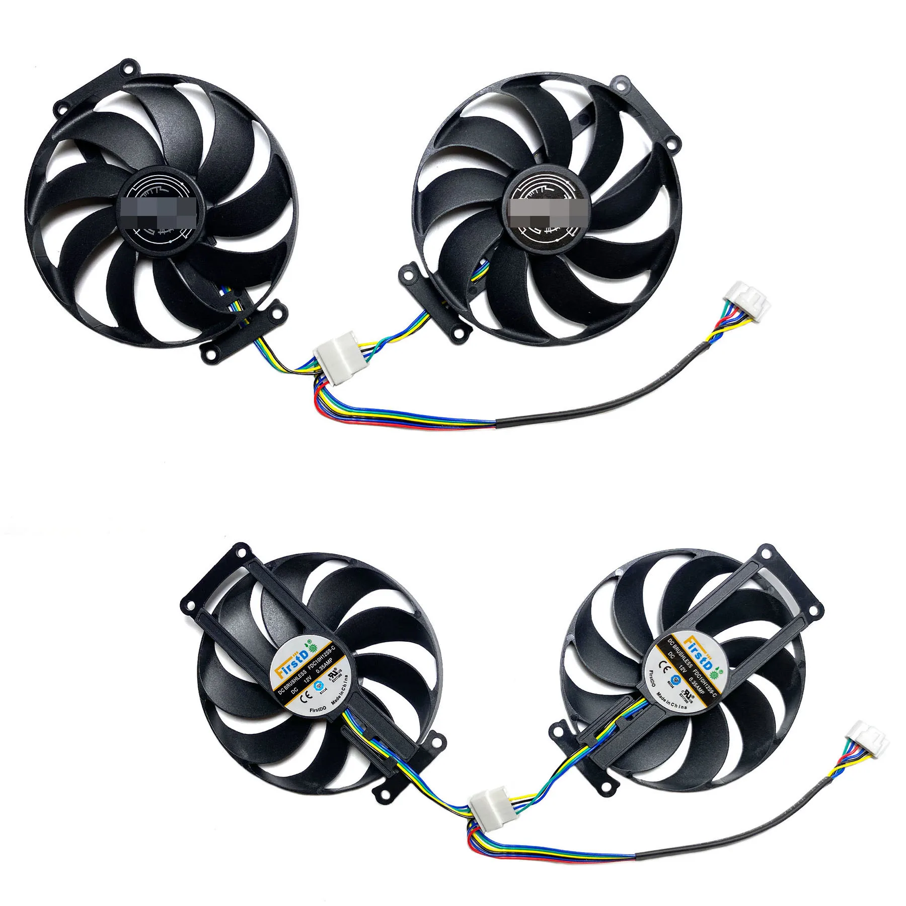 New For ASUS Nvidia CMP 30HX 40HX GDDR6 Graphics card OC Graphics Card Replacement Fan