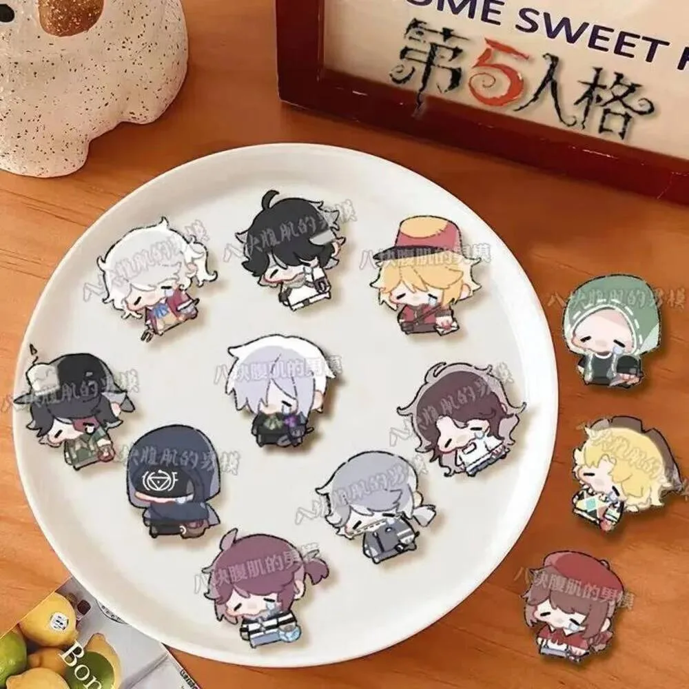 

12 шт., аниме Identity V, брошь Luca Balsa Composer, значок для косплея, мультяшные булавки, украшение «сделай сам», аксессуары для одежды для рюкзака