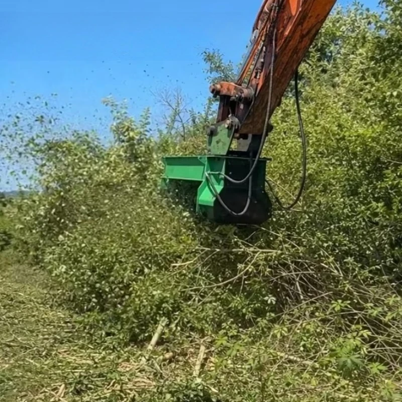 Pailien Hot Sale Forestry Mulcher Excavator Attachment Wood Chipper Shredder Hydraulic Brush Cutter Factory Direct