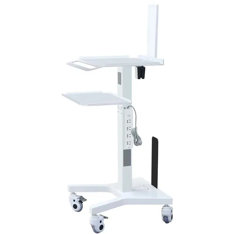 Mobile Dental oral Scanner Cart Intraoral Scanner Trolley Tool Cart With Bracket Tray Hoder