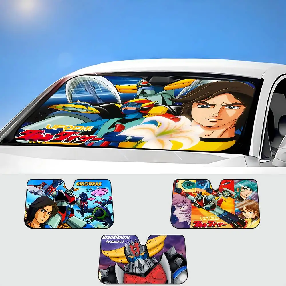 

G-Goldorak мультяшные автомобильные солнцезащитные козырьки, защита от ультрафиолета, солнцезащитные козырьки для окон автомобиля, складные солнцезащитные козырьки на лобовое стекло, аксессуары