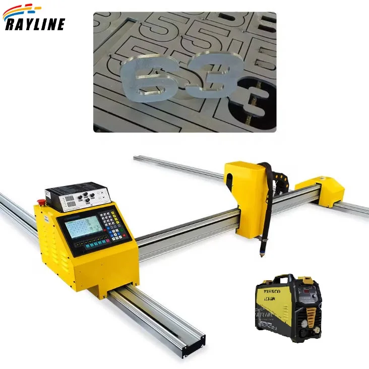 Robotec Gantry CNC Plasma Cutting Machine CE Cerficate 1530 2030 2560 Dual Y-axis for Carbon Steel/Stainless Steel Metal Cutting
