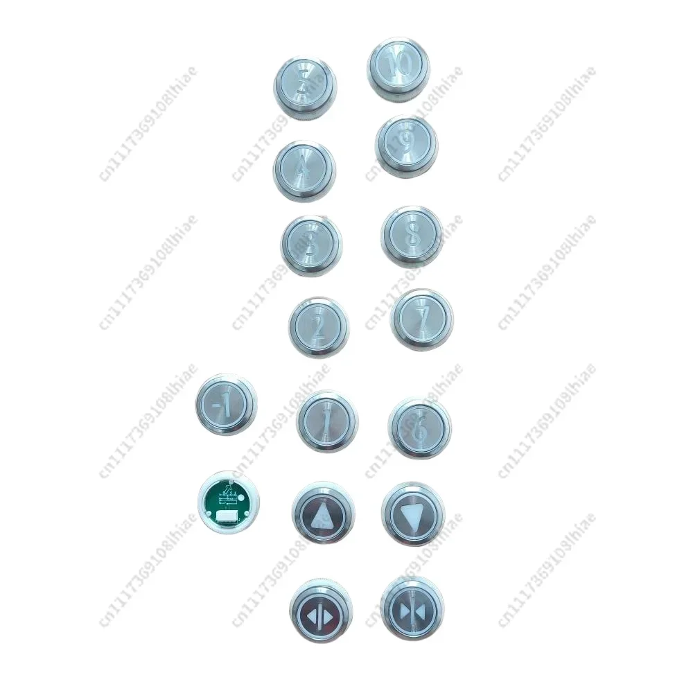 KM863233H03 Elevator COP LOP Switch Push Button 863233H03 863233 H03 Use for Kone Lift Spare Parts WO Braille White Light