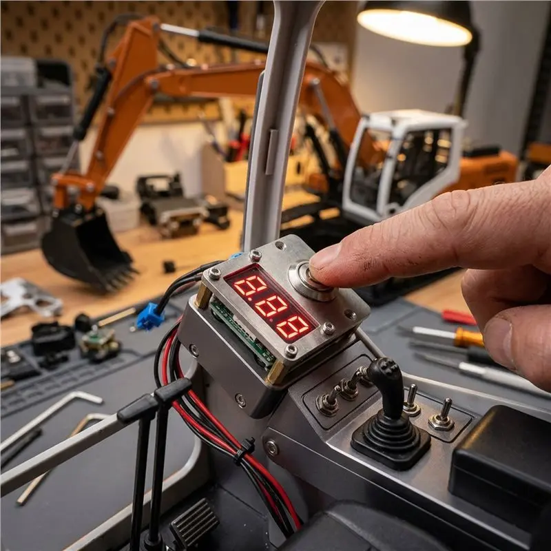 FBIL-Excavator Switch Module RC 1/14 For Double Eagle E010/E111 DIY Retrofit Replacement Part