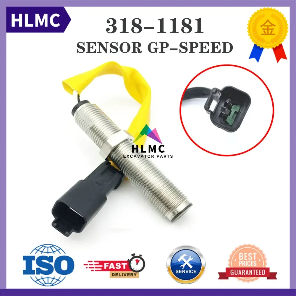 

Excavator Accessories Excavator Parts Good Quality CA3181181 318-1181 3181181 Revolution Speed Sensor For E330C E330D