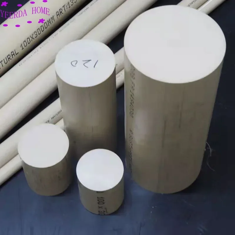 1PCS PEEK Plastic Rod, 260°C Heat Resistant Polyetheretherketone Bar for Precision CNC Machining & Engineering Parts