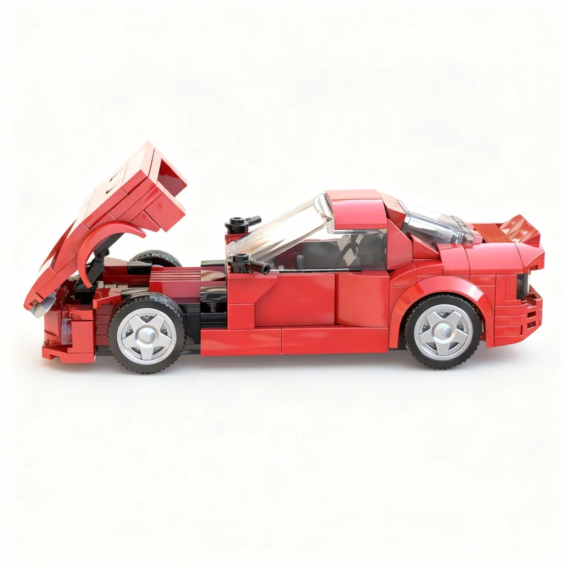 302 個 MOC シティ チャンピオンズ ダッジ バイパー GTS SR II モデル ビルディング ブロック 建設玩具 教育 クリスマス ギフト アイデア ブリック