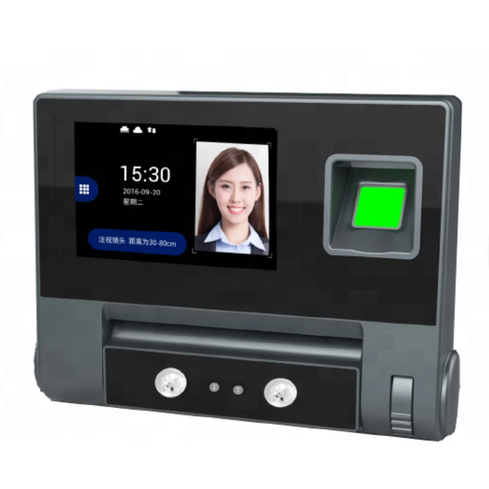 WIFI WITEASY Time Clock System Password Remote Cloud Personnel Biometric Fingerprint Face Scanner Detection Machine