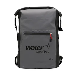 25L PVC Swimming Waterproof Dry Bag Double Straps Rafting Sports Kayaking Canoeing Swimming Bag Travel Kit Backpack Storage Bag