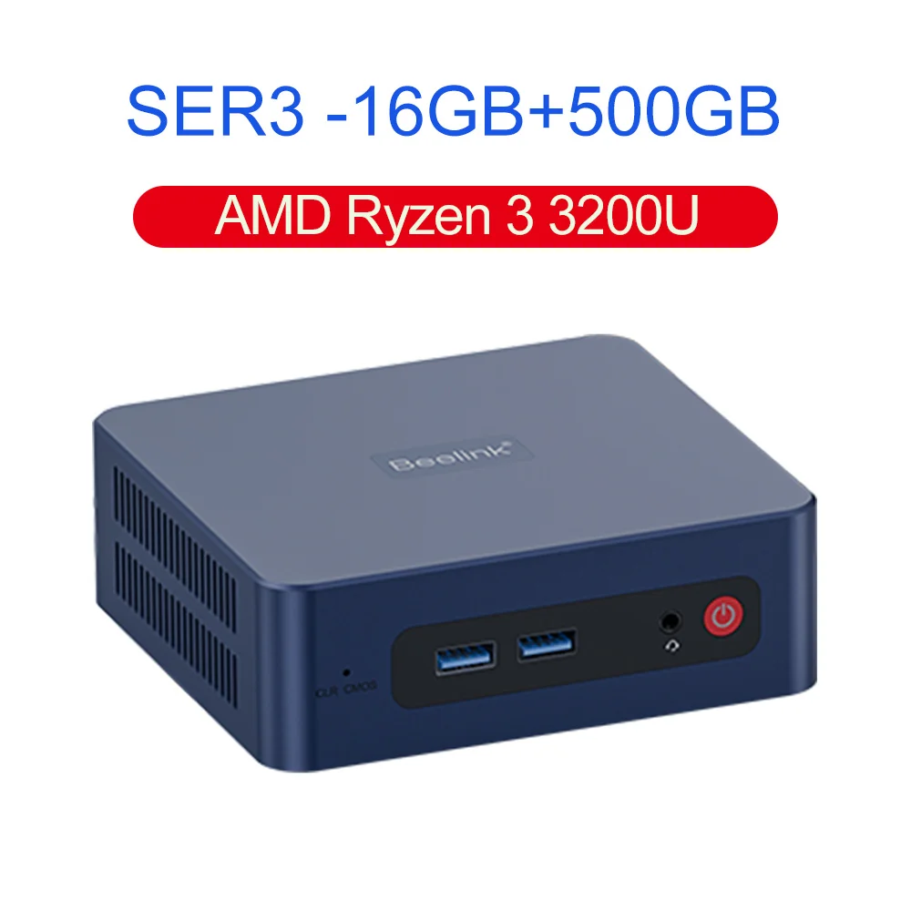 ミニPC Beelink SER5 5500U 16G 500GB Win11pro AliExpress