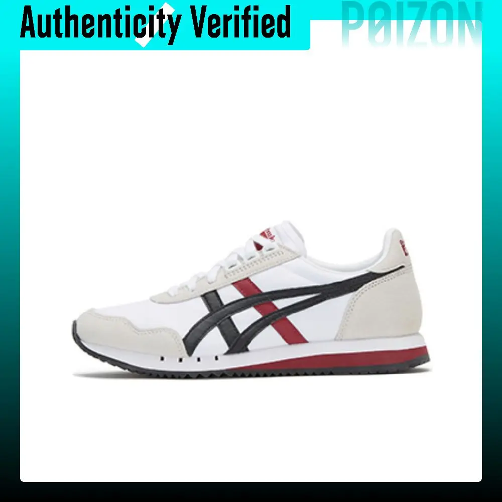 Onitsuka Tiger Dualio Casual Shoes Unisex Low-top White/Red/Black D6K3N-100
