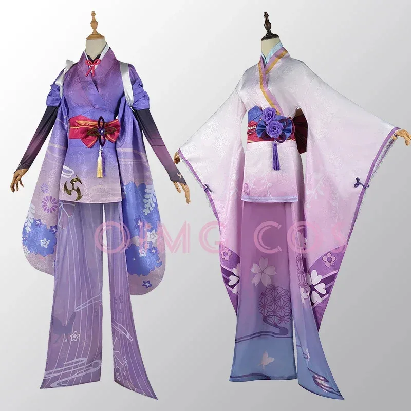 Bear's Den Impact Makoto Baal Costume Cosplay Carnevale per adulti Parrucca uniforme Anime Halloween Masquerade Raiden Shog Nuovo 2025